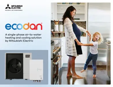 Mitsubishi Electric ecodan radiant heating and cooling